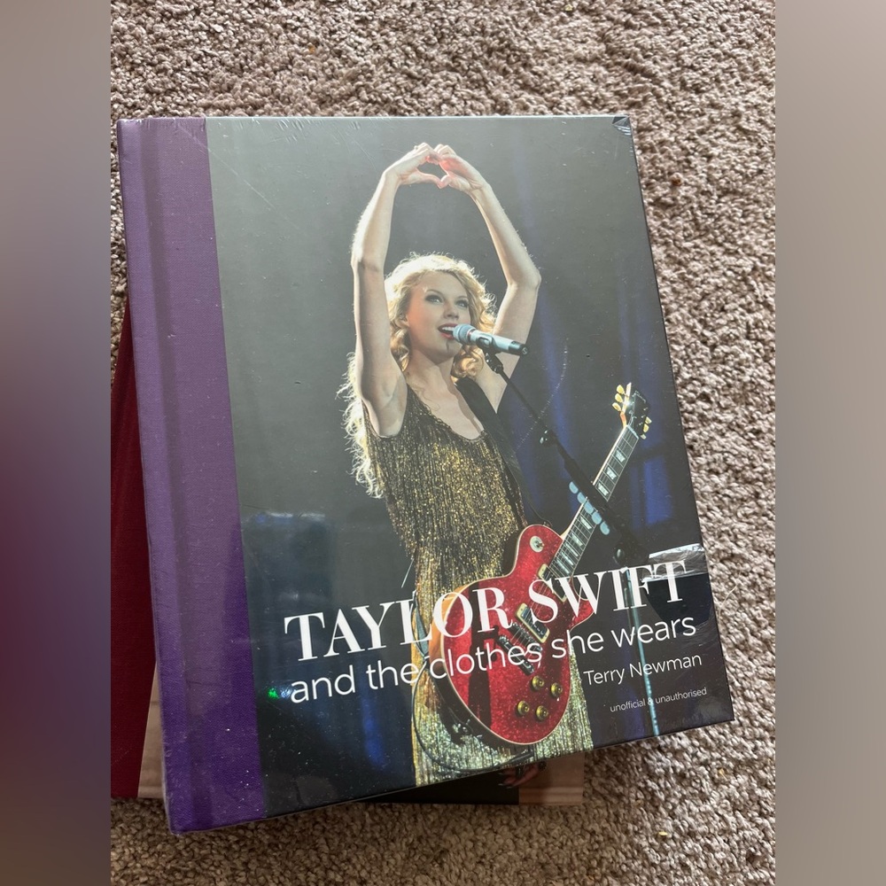 Taylor Swift Purple and Black hardback fashion book